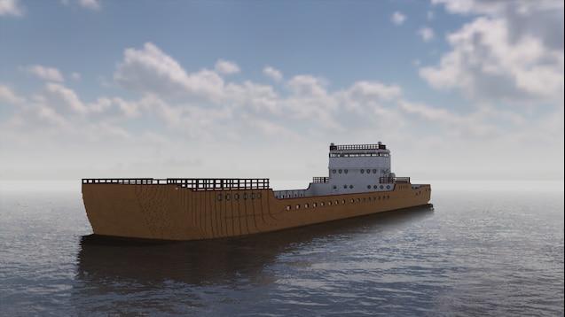 Spawnable Heavy cargo ship for Teardown