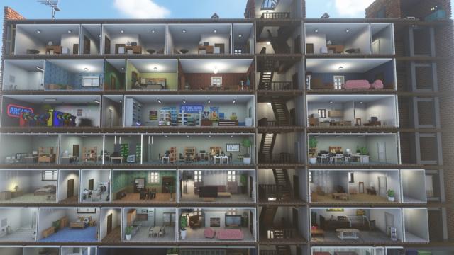 Cut-Away Building