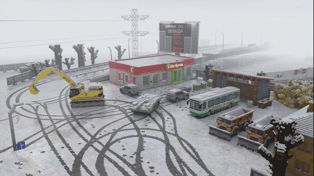 Russian Town 5 Winter for Teardown