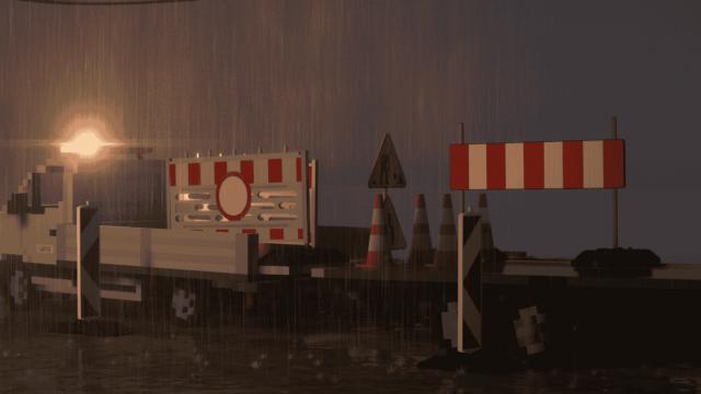 Polish Traffic Props для Teardown