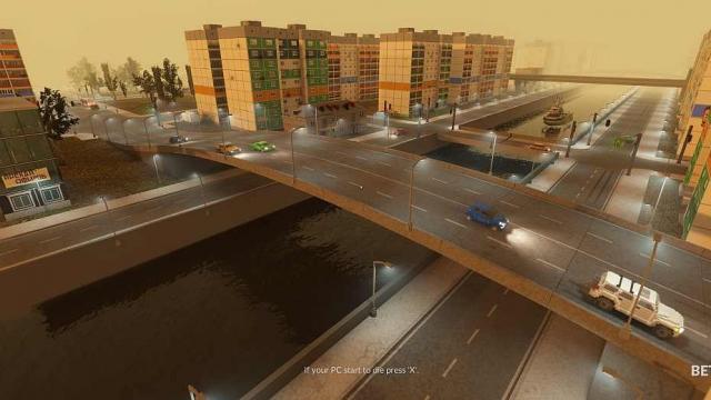 Russian Town Traffic