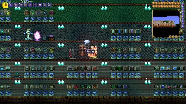 Storage World - All Items Included (Small World - Journey) для Terraria