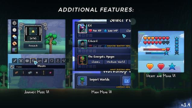 Stormdark UI for Terraria