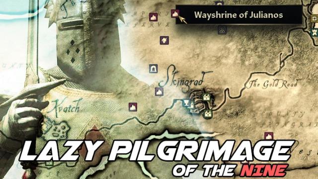 Lazy pilgrimage of the nine