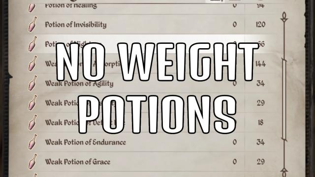 No Weight Potions