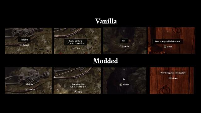 Less Ugly Black Infoboxes для Oblivion Remastered