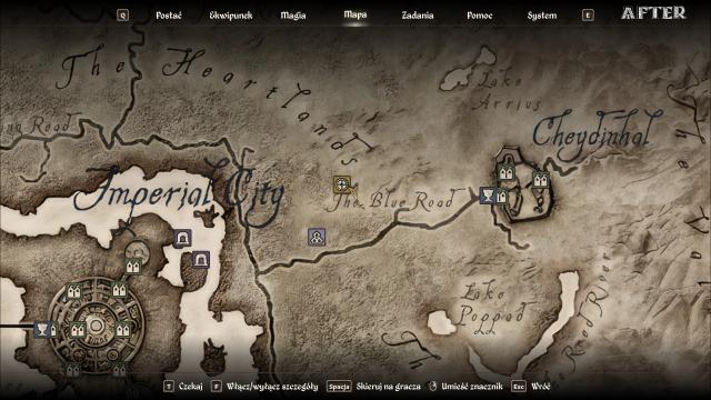 High Quality 4K World Map for Oblivion Remastered