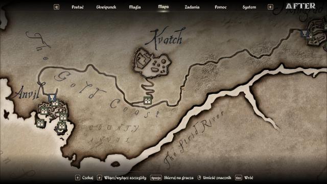 High Quality 4K World Map for Oblivion Remastered