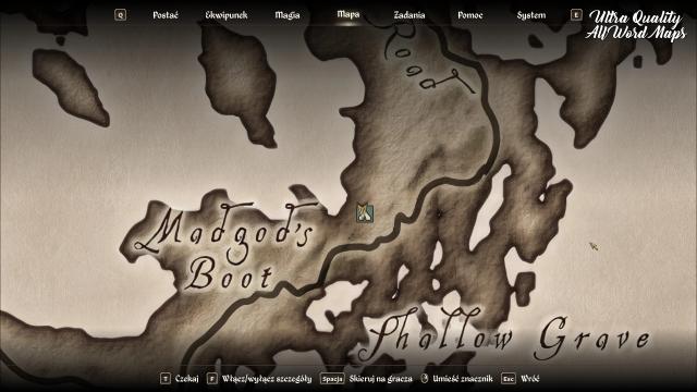 Ultra Quality 4K All World Maps for Oblivion Remastered
