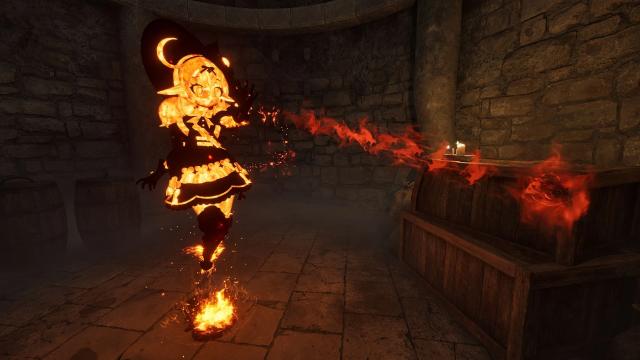 Klee Flame Atronach (Genshin) for Oblivion Remastered