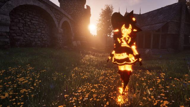 Klee Flame Atronach (Genshin) for Oblivion Remastered