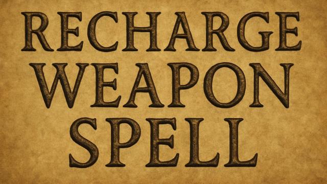 Recharge Weapon Spells