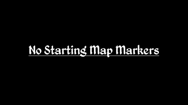 No Starting Map Markers