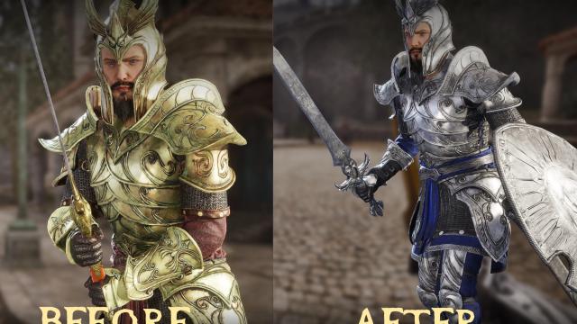 Silver Elven Armor and Weapons for Oblivion Remastered