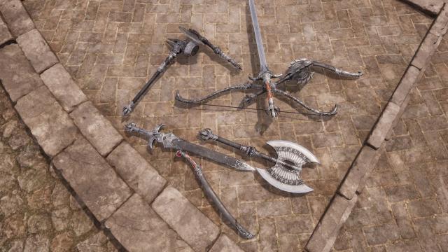 Silver Elven Armor and Weapons for Oblivion Remastered