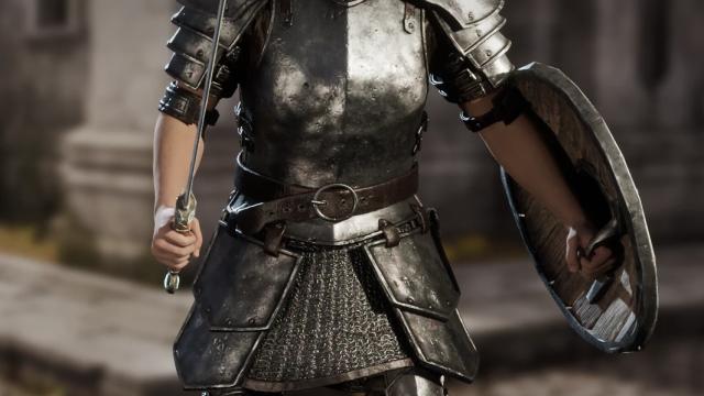 Dark Iron Armour Retexture для Oblivion Remastered