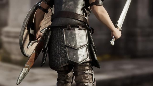 Dark Iron Armour Retexture для Oblivion Remastered