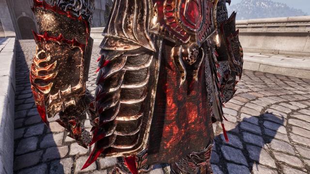 Kanjs - Daedric Armor and weapon Oldblivion Style для Oblivion Remastered