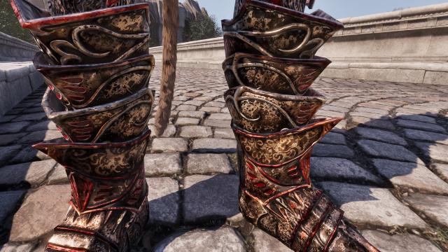 Kanjs - Daedric Armor and weapon Oldblivion Style для Oblivion Remastered