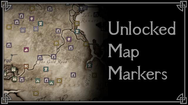 Unlocked Map Markers