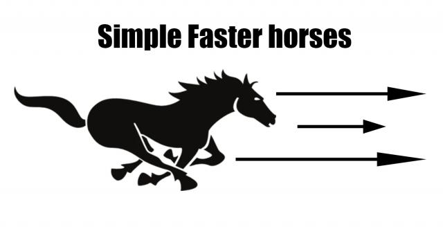 Simple Faster Horses