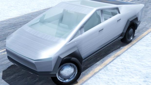 Tesla Cybertruck Mod для The Long Drive