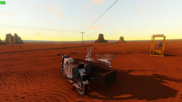 Bike With A Coffin Sidecar for The Long Drive