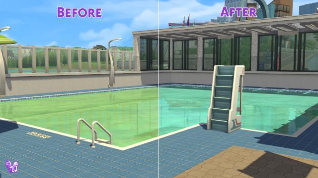 Замена воды в бассейне / Default Pool Water Replacement