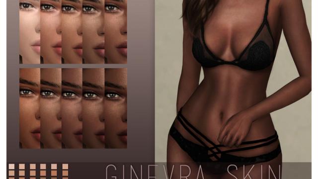 Ginevra Skin для The Sims 4