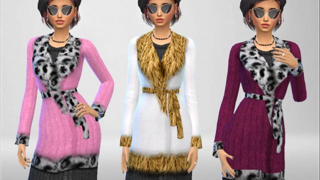 Fur Coat Set для The Sims 4