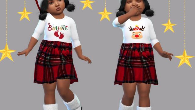 Holiday Wonderland-Dress baby Carla