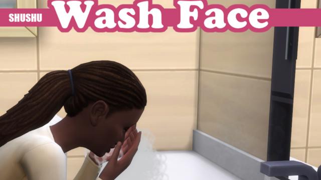 Мод на умывание лица / Wash Face at Sinks