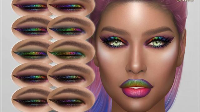 FRS Eyeshadow N141 для The Sims 4