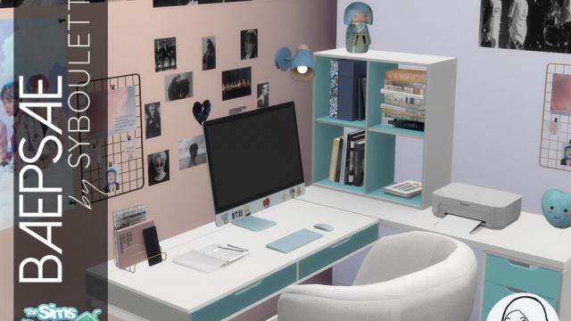 Baepsae set - Kpop bedroom (part 2) for The Sims 4