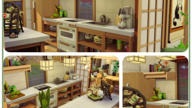 Inspired Japanese Home for The Sims 4