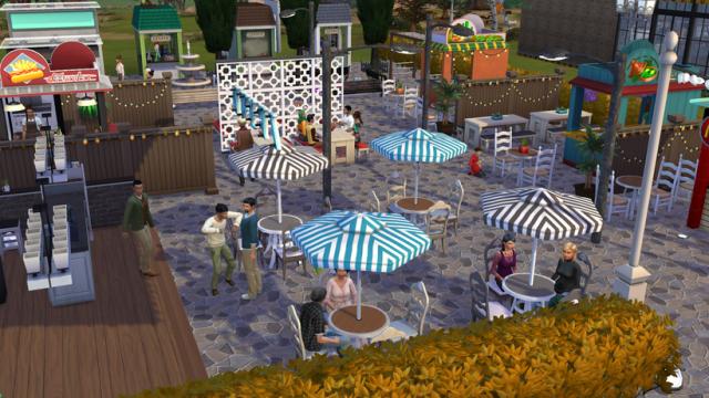 Время покушать / Let's Eat Custom Lot Trait для The Sims 4