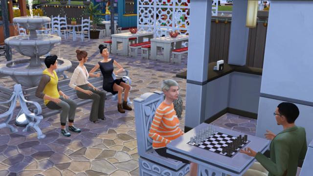 Время покушать / Let's Eat Custom Lot Trait для The Sims 4