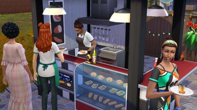 Время покушать / Let's Eat Custom Lot Trait для The Sims 4