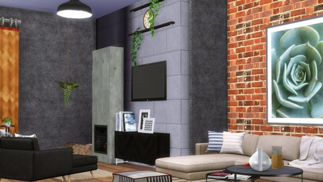 Loft walls for The Sims 4