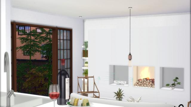 Zen Kitchen (Room) для The Sims 4