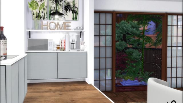 Zen Kitchen (Room) для The Sims 4