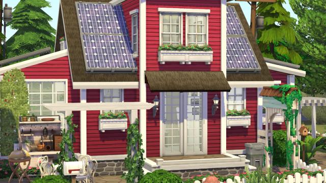 Scandinavian House  no CC for The Sims 4