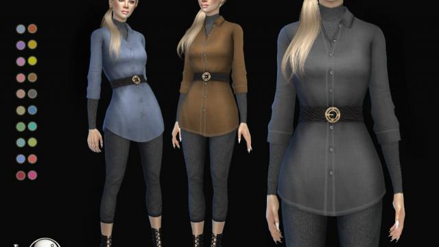 Nyenora outfit для The Sims 4