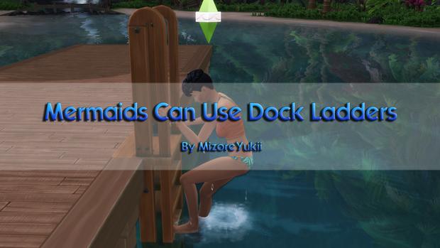 Русалки могут использовать причальные лестницы / Mermaids Can Use Dock Ladders