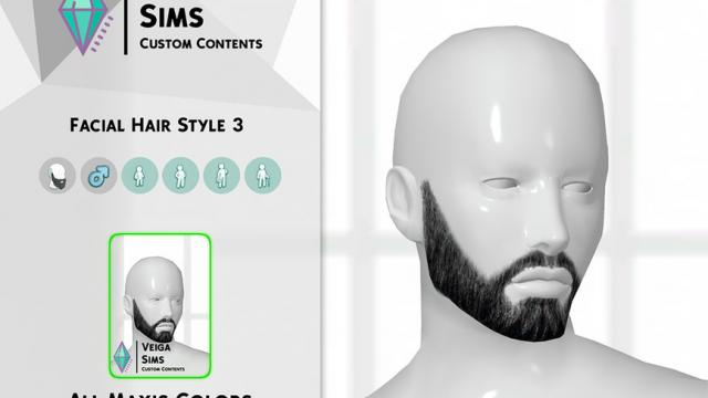 Facial Hair Style 3