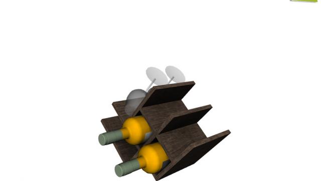 Jersey Wine And Glass Holder для The Sims 4