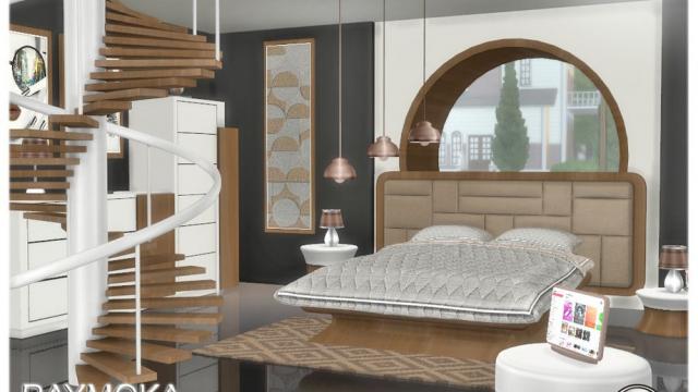 Raymoka bedroom для The Sims 4