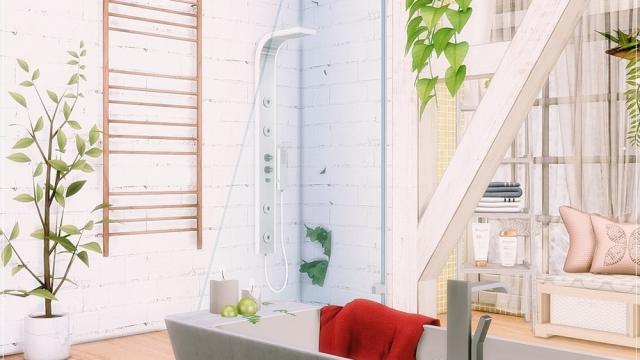 Holiday Season - Bathroom 2 for The Sims 4