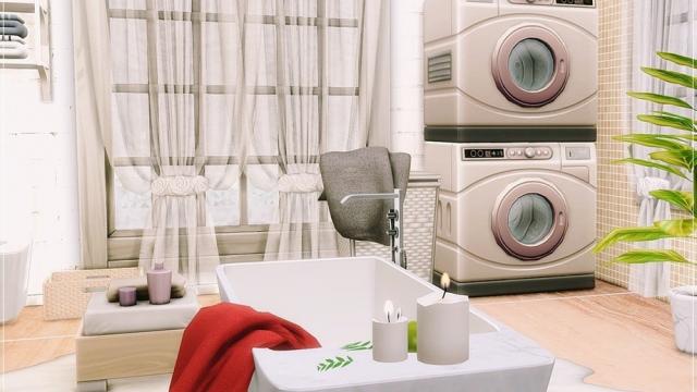 Holiday Season - Bathroom 2 for The Sims 4