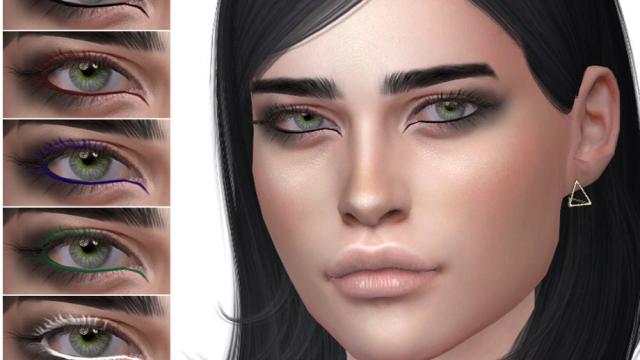 Підведення очей N84/Eyeliner N84 для The Sims 4